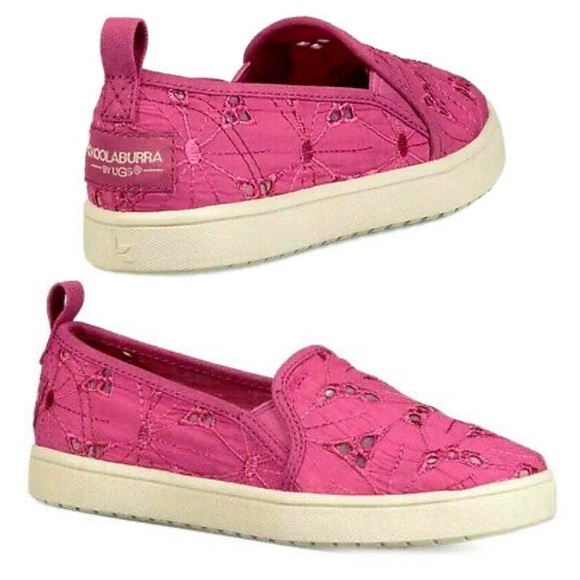 Koolaburra by Ugg Amiah Floral Slip-On Sneaker Girls Size 3 - Picture 2 of 16